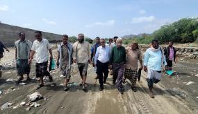 لحج.. مديرعام طور الباحه يستقبل وفد من برنامج الأمم المتحدة الانمائي للاطلاع على اضرار السيول