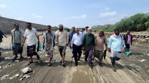 لحج.. مديرعام طور الباحه يستقبل وفد من برنامج الأمم المتحدة الانمائي للاطلاع على اضرار السيول