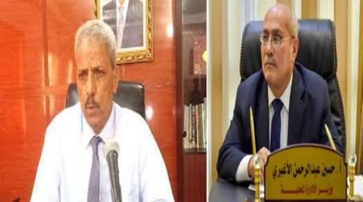 وزير الادارة المحلية يجري اتصال هاتفي بمحافظ لحج للاطلاع على احوال المحافظة جراء المنخفض الجوي