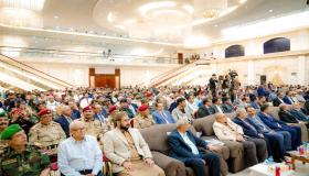 الرئيس القائد عيدروس الزُبيدي يشهد الحفل الخطابي بمناسبة الذكرى السابعة لإعلان عدن التاريخي وتأسيس المجلس الانتقالي الجنوبي (نص كلمة الرئيس)