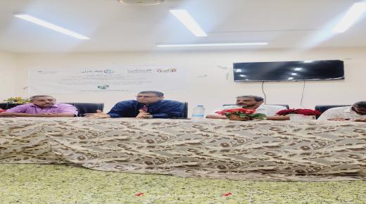 مدير عام مكتب الصحة بلحج يختتم اعمال الدورة التدريبية الشاملة حول إدارة النفايات الطبية الآمنة في المرافق الصحية بلحج