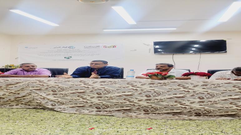 مدير عام مكتب الصحة بلحج يختتم اعمال الدورة التدريبية الشاملة حول إدارة النفايات الطبية الآمنة في المرافق الصحية بلحج