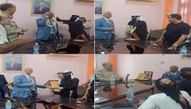 السلطة المحلية بمحافظة لحج تكرم الطيارة الحربية رحمة الحوشبي