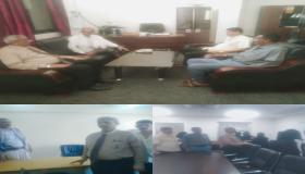 محافظ لحج يواصل تفقد سير الانظباط في الدوام الرسمي بمعظم مرافق المحافظة ..